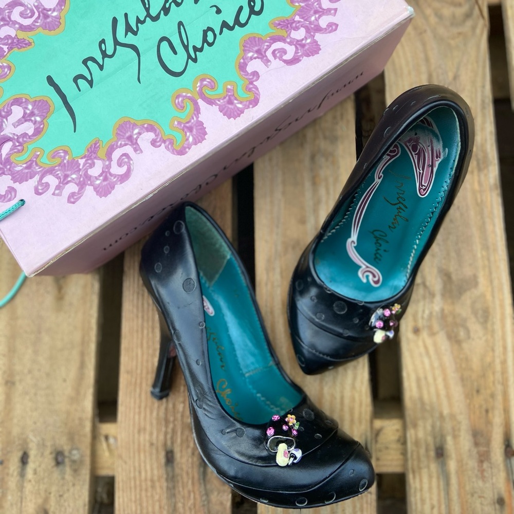 RARE FIND, Irregular Choice Magic Mushroom Heel